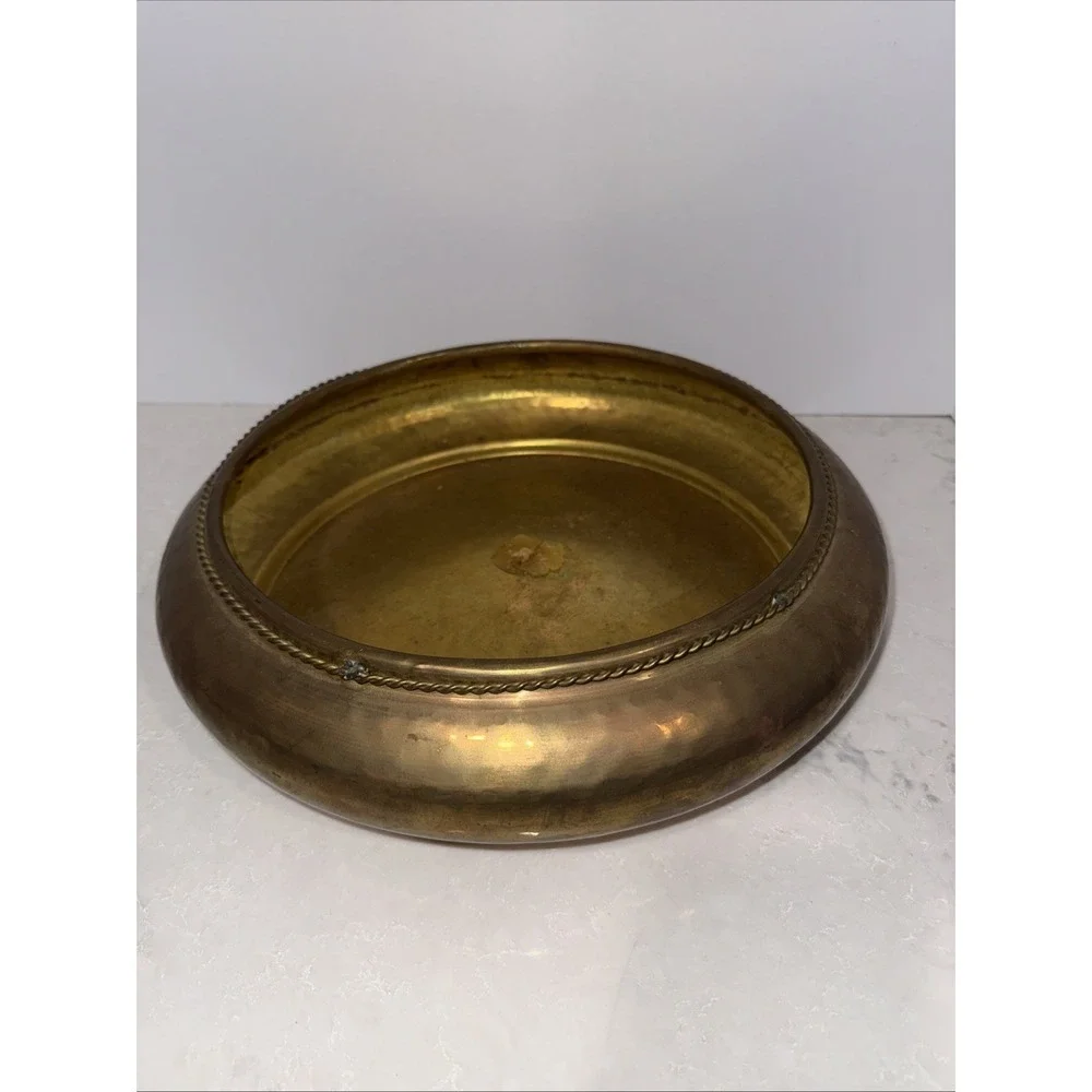 large brass bowl vintage
